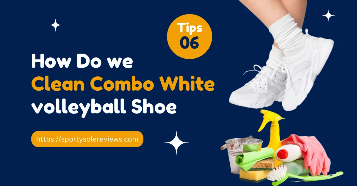 Clean Combo White volleyball Shoe