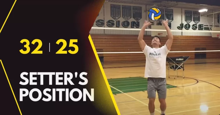 What is the setter’s position on volleyball roles and rules?