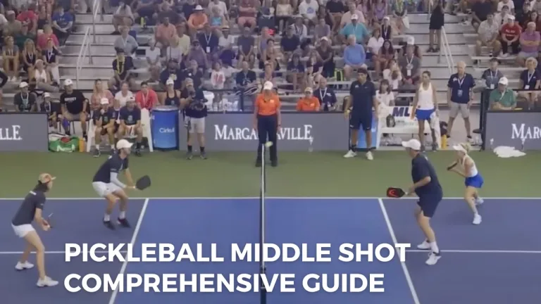 Pickleball Middle Shot Strategy: A Comprehensive Guide
