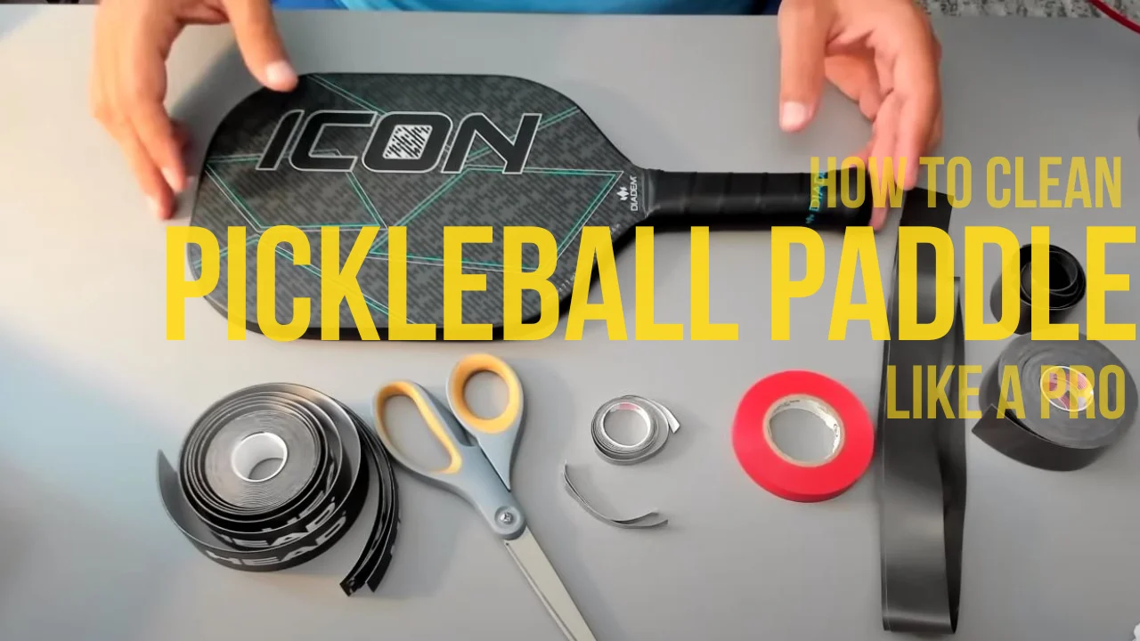 clean a carbon fiber pickleball paddle